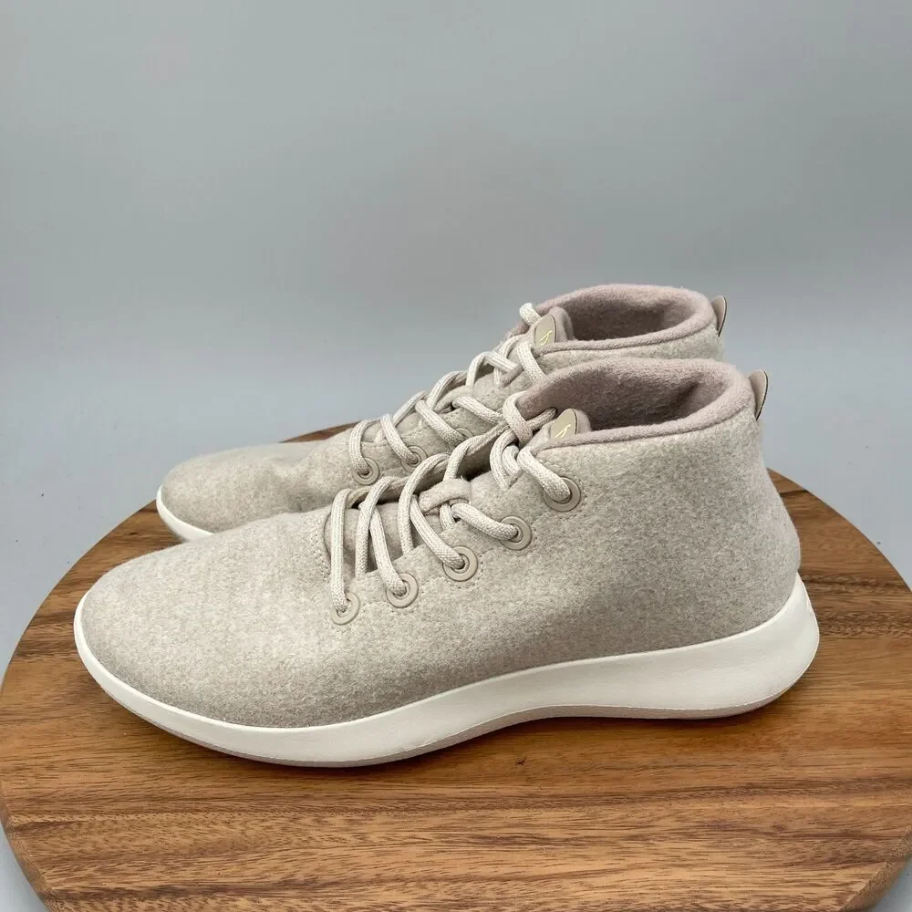 Allbirds Wool Runner-Up Mizzle Shoes Mens Size 13 Cream Comfort Casual Walking